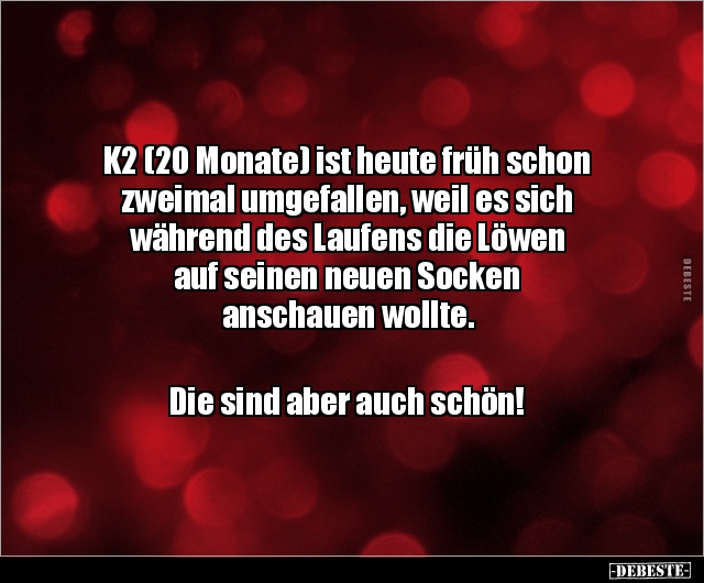 K2 (20 Monate) ist heute früh schon zweimal umgefallen.. - Lustige Bilder | DEBESTE.de