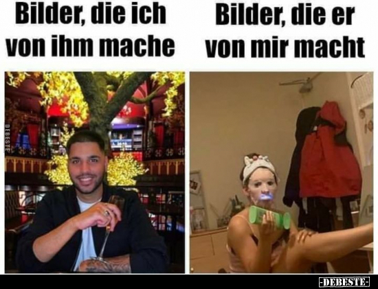 Bilder, die ich von ihm mache..