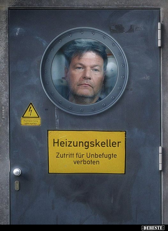 Heizungskeller - Zutritt für Unbefugte verboten.. - Lustige Bilder | DEBESTE.de