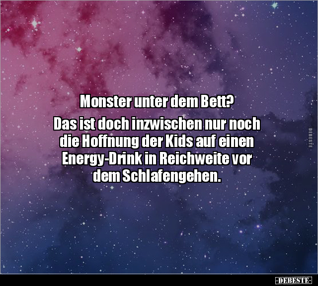 Monster unter dem Bett? Das ist doch inzwischen nur noch.. - Lustige Bilder | DEBESTE.de