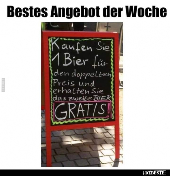 Bestes Angebot der Woche..