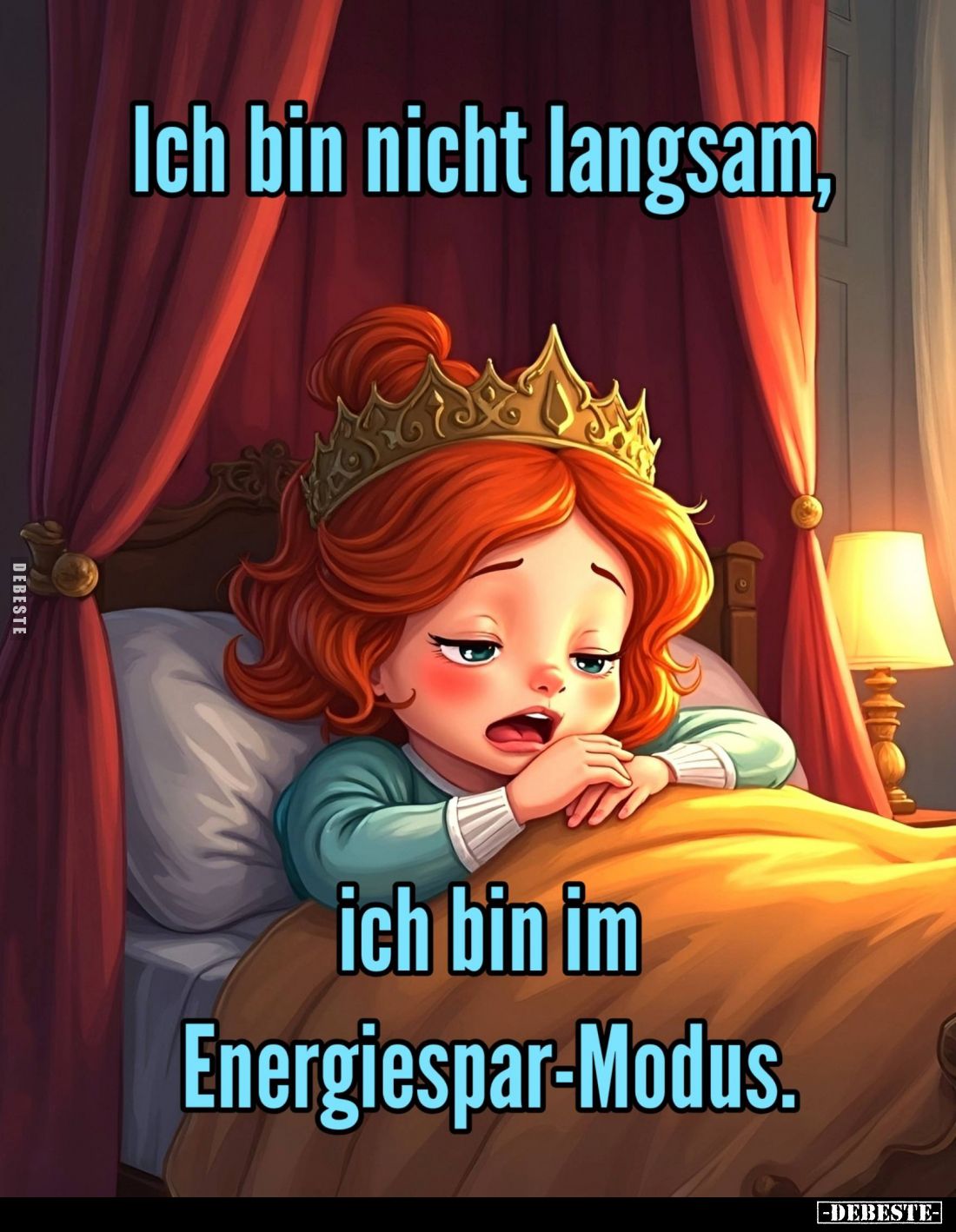 Ich bin nicht langsam,
ich bin im Energiespar-Modus.