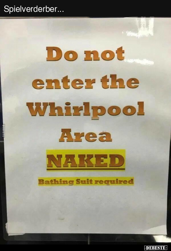 Spielverderber...