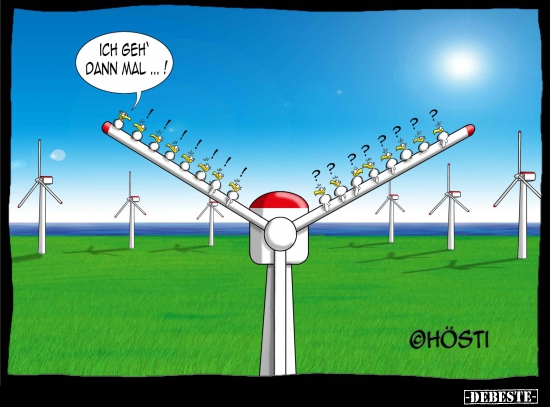 Ich geh’ dann mal...!..