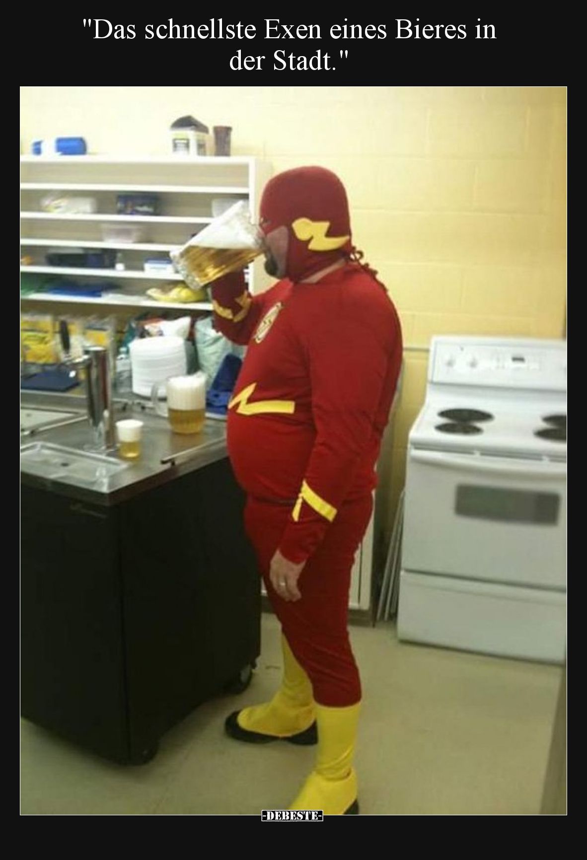 Das schnellste Exen eines Bieres in der Stadt.