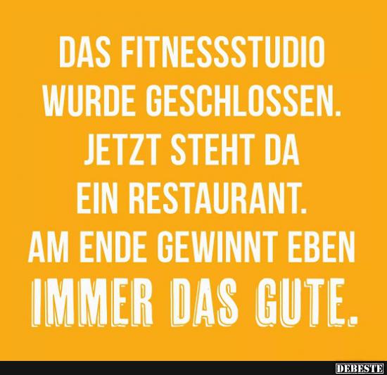 Das Fitnessstudio wurde geschlossen.. - Lustige Bilder | DEBESTE.de