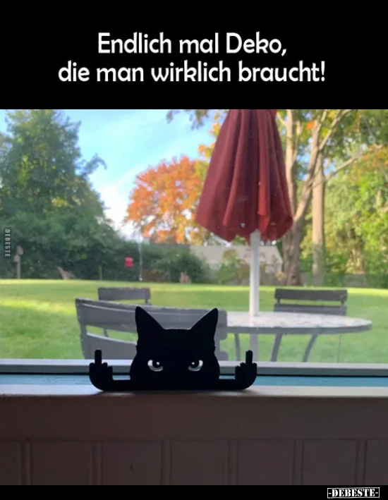 Endlich mal Deko, die man wirklich braucht!.. - Lustige Bilder | DEBESTE.de