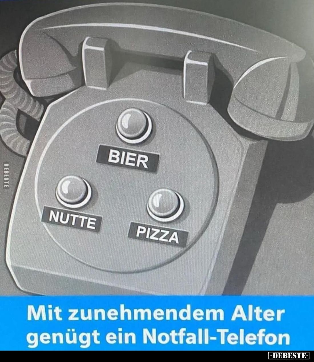 Mit zunehmendem Alter genügt ein Notfall-Telefon.