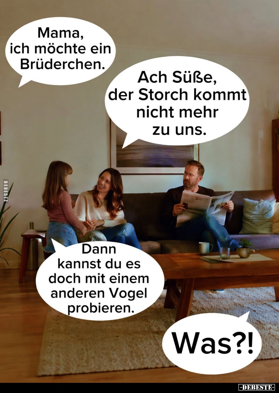 "Mama, ich möchte ein Brüderchen." - Lustige Bilder | DEBESTE.de