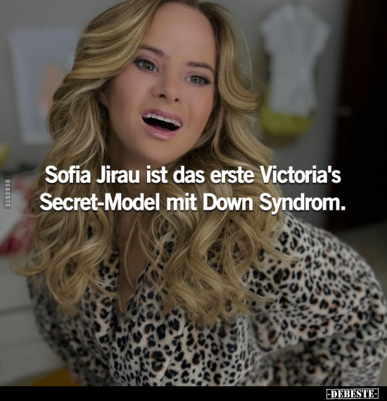 Sofia Jirau ist das erste Victoria's Secret-Model mit Down.. - Lustige Bilder | DEBESTE.de