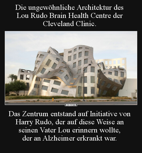 Die ungewöhnliche Architektur des Lou Rudo Brain Health.. - Lustige Bilder | DEBESTE.de