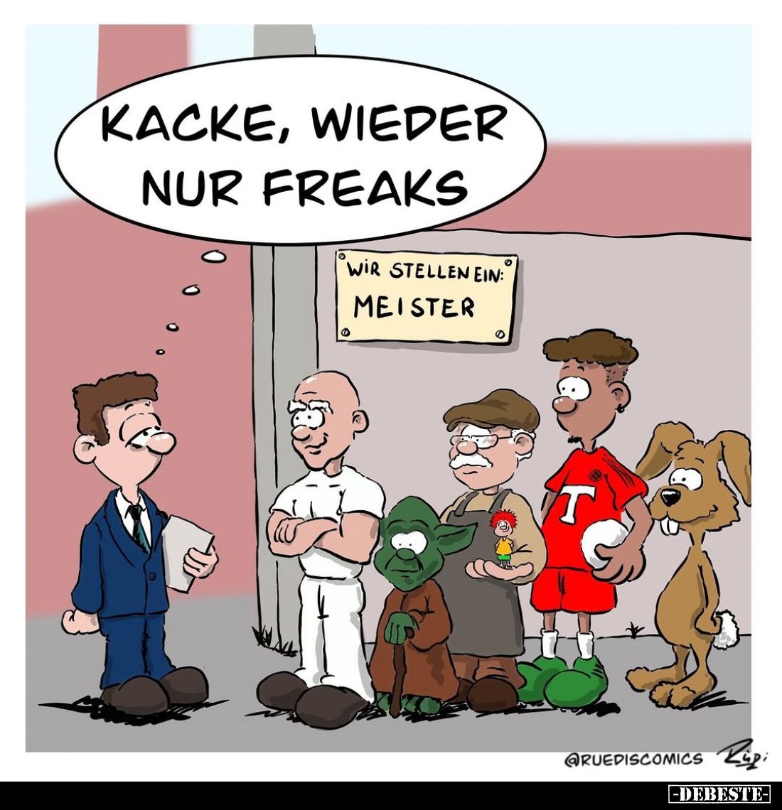 Kacke, wieder nur Freaks.