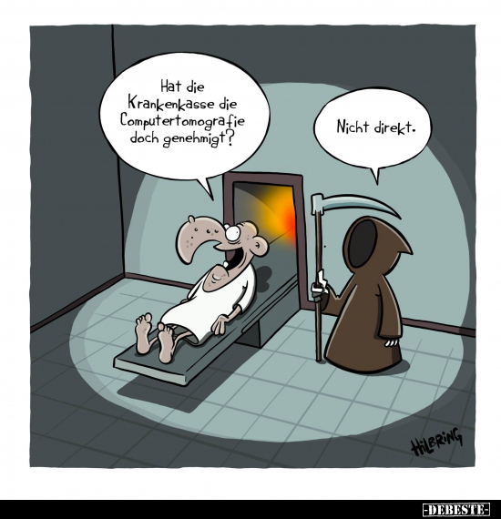 Hat die Krankenkasse die Computertomografie.. - Lustige Bilder | DEBESTE.de