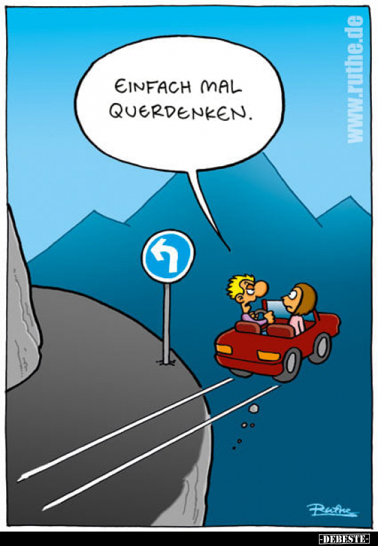 Einfach mal Querdenken...