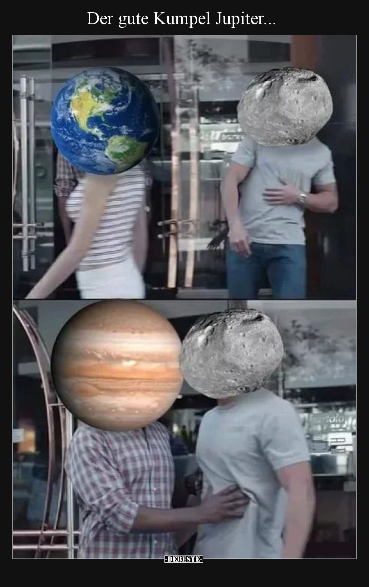 Der gute Kumpel Jupiter