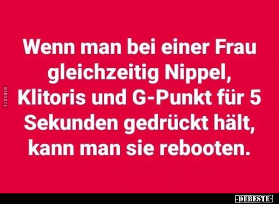 Wenn man bei einer Frau gleichzeitig Nippel..