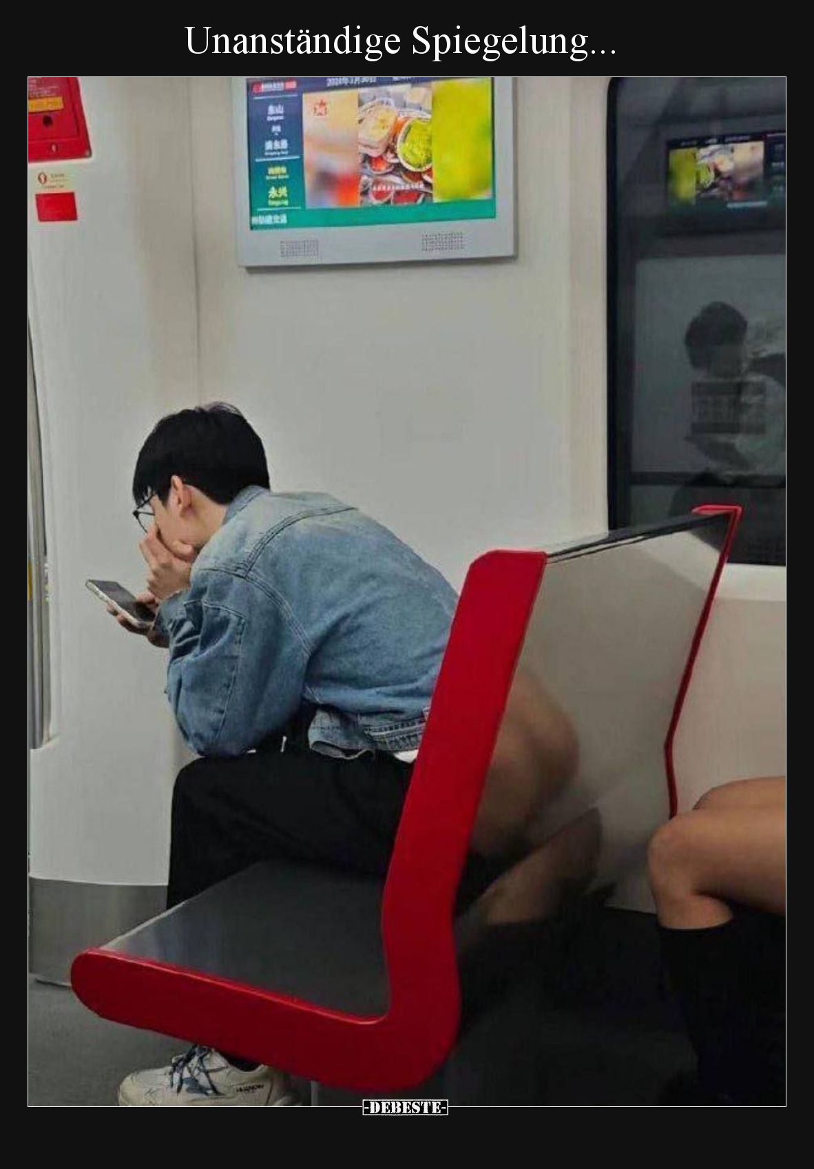Unanständige Spiegelung... - Lustige Bilder | DEBESTE.de
