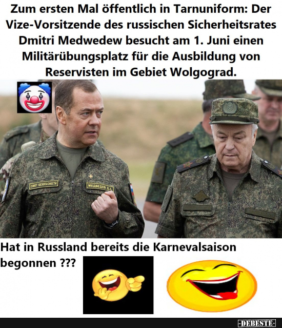 Putins Faschingsclown hat seinen Auftritt ! - Lustige Bilder | DEBESTE.de