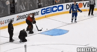 Schafft er jedes Mal..