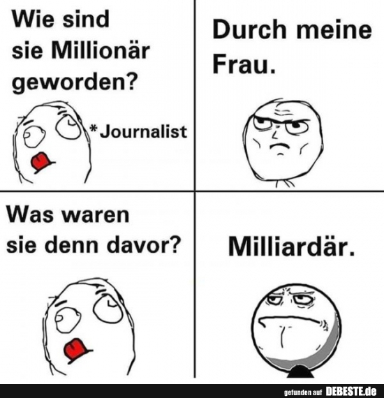 Wie sind sie Millionär geworden?