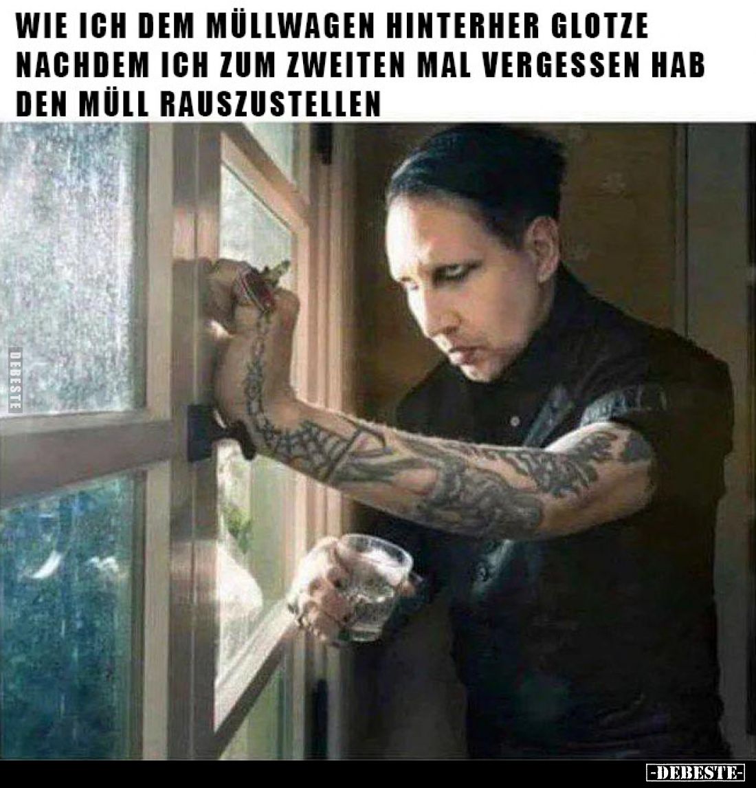 Wie ich dem Müllwagen hinterher glotze nachdem ich zum.. - Lustige Bilder | DEBESTE.de