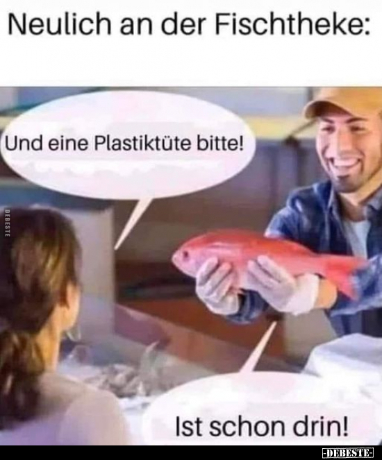 Neulich an der Fischtheke.. - Lustige Bilder | DEBESTE.de