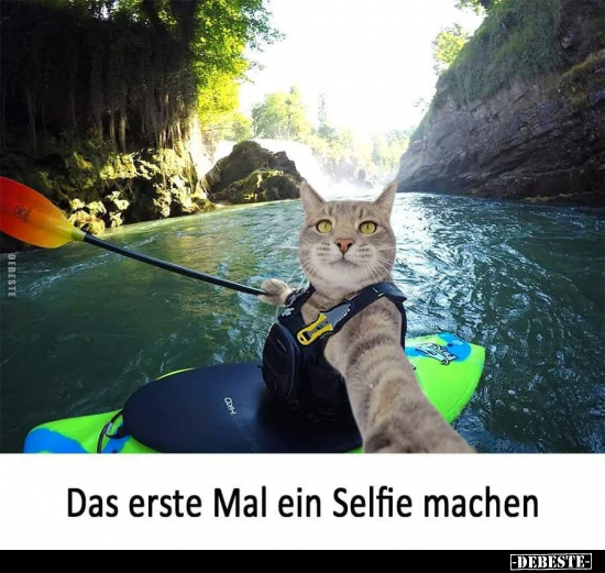 Das erste Mal ein Selfie machen.. - Lustige Bilder | DEBESTE.de