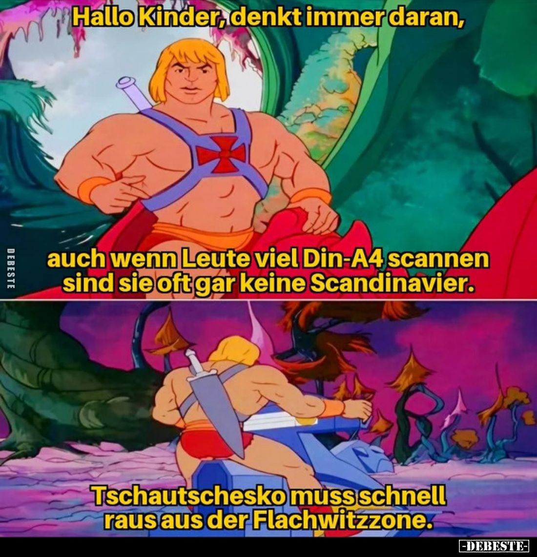 Hallo Kinder, denkt immer daran, auch wenn Leute viel.. - Lustige Bilder | DEBESTE.de