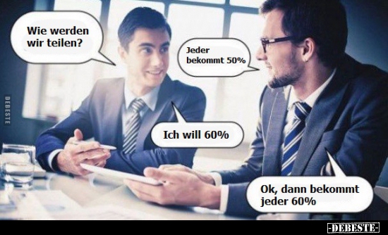 Wie werden wir teilen?