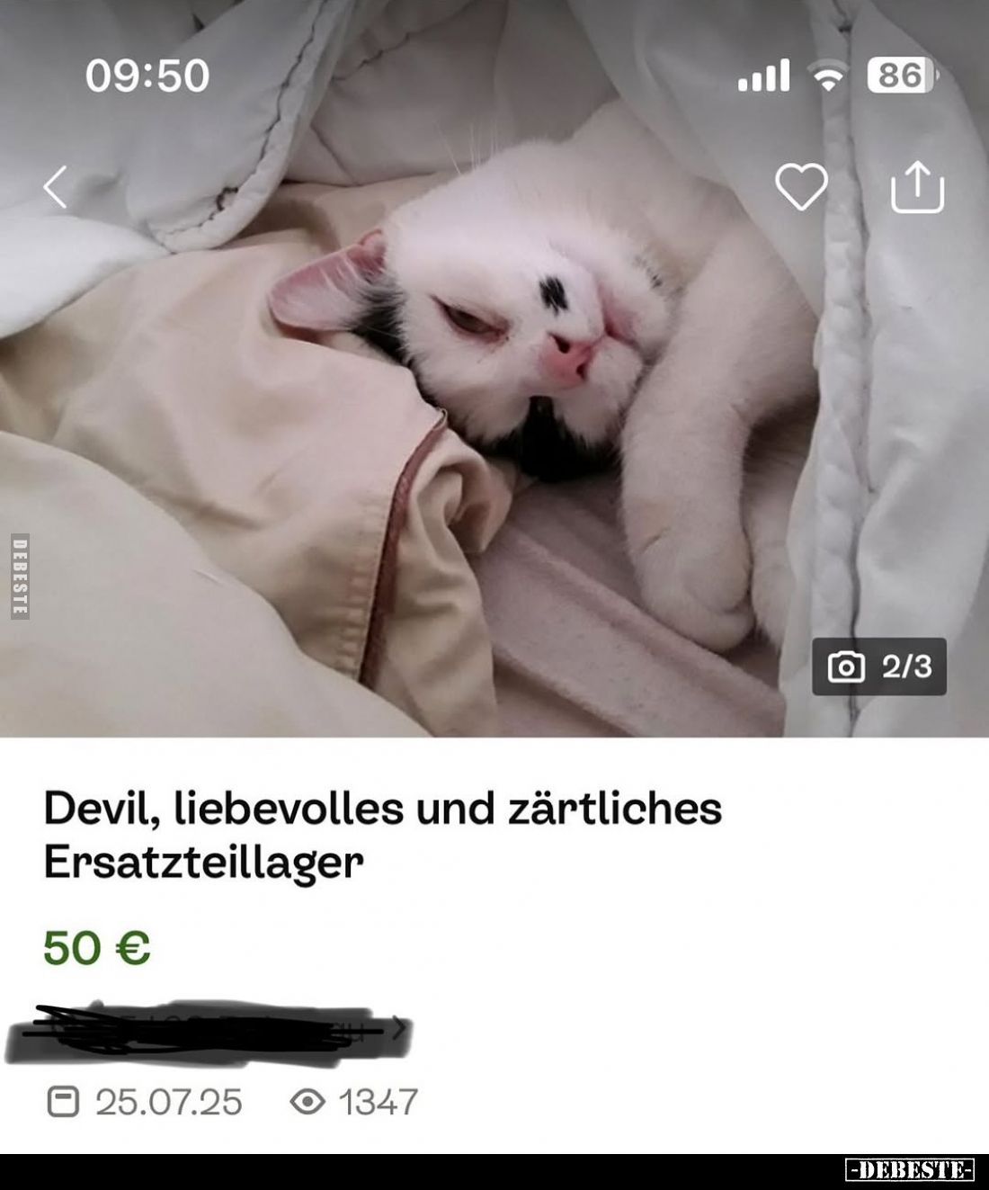 Devil, liebevolles und zärtliches Ersatzteillager
50 €