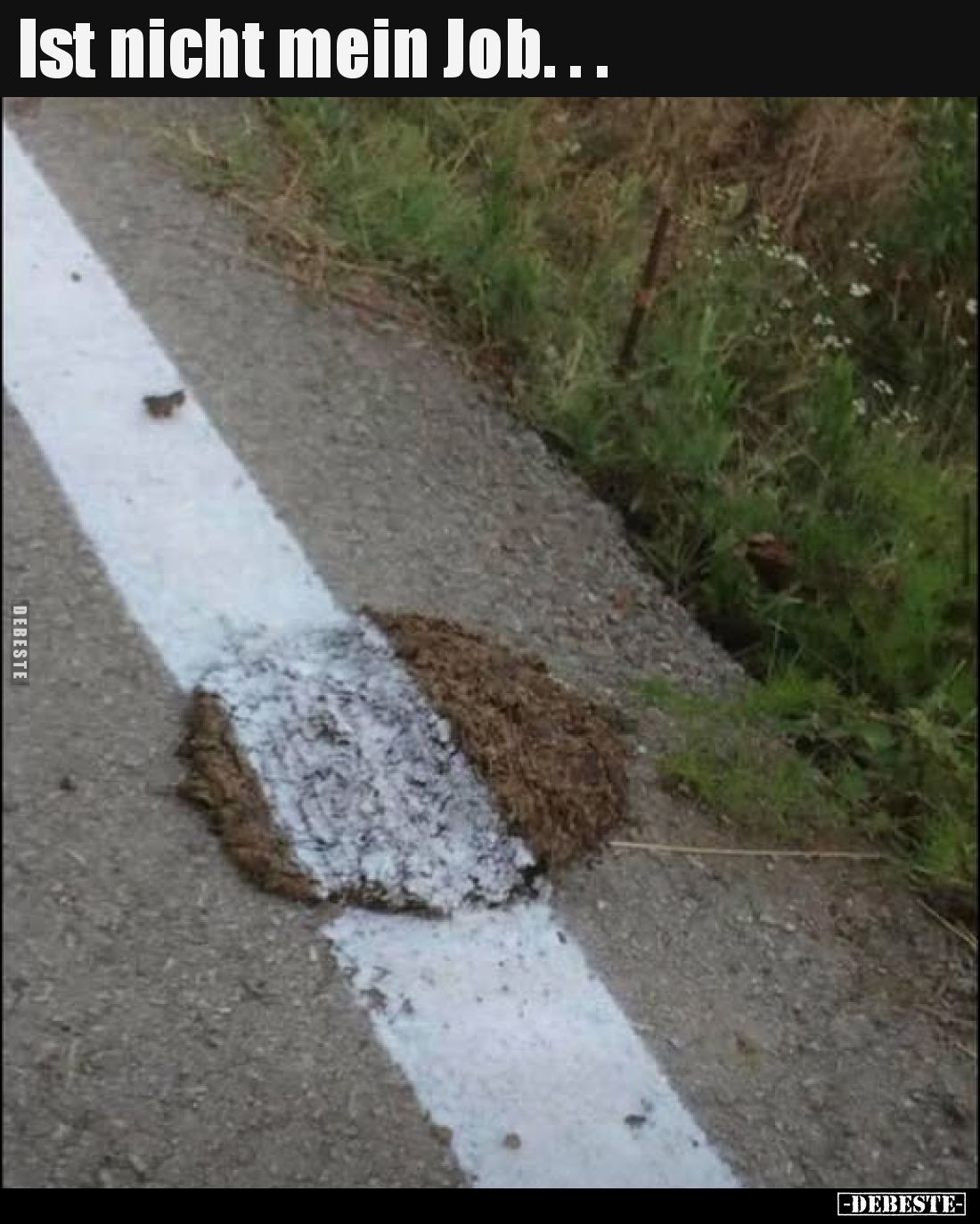 Ist nicht mein Job...