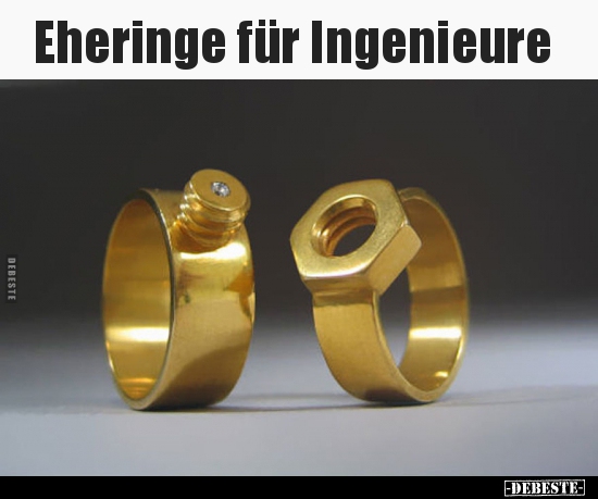 Eheringe für Ingenieure.. - Lustige Bilder | DEBESTE.de