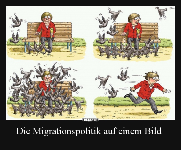 Die Migrationspolitik auf einem Bild.. - Lustige Bilder | DEBESTE.de