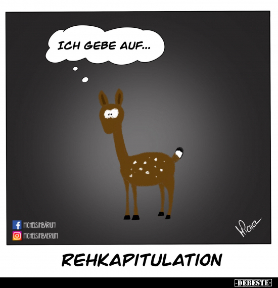 Rehkapitulation. - Ich gebe auf... - Lustige Bilder | DEBESTE.de