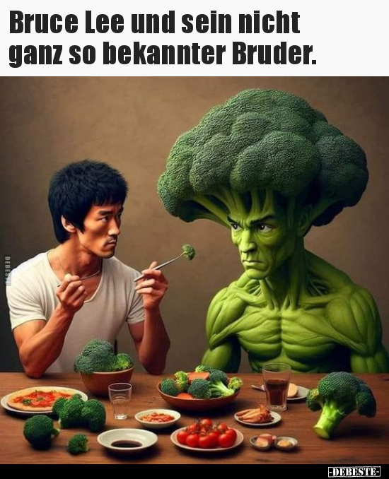 Bruce Lee und sein nicht ganz so bekannter Bruder... - Lustige Bilder | DEBESTE.de