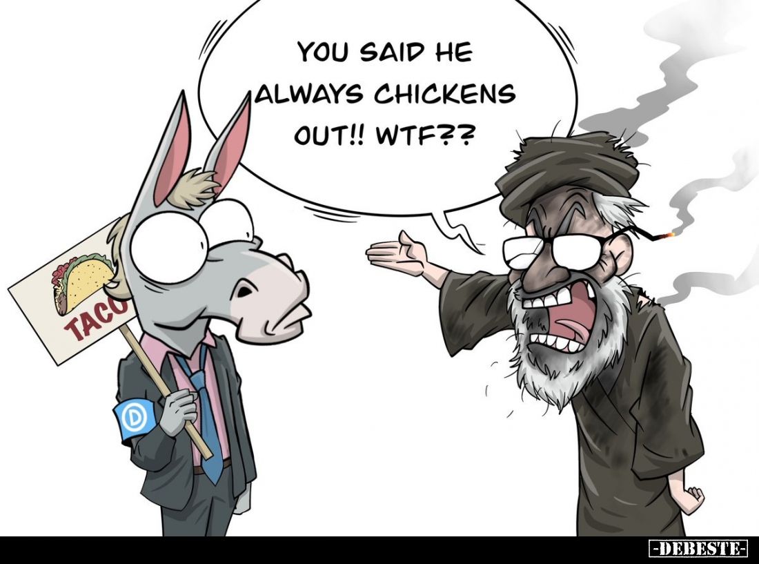 You said he always chickens out!! WTF??