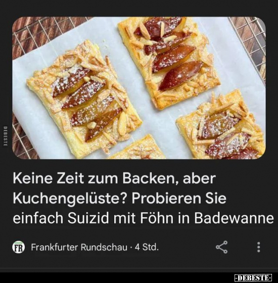 Keine Zeit zum Backen, aber Kuchengelüste? Probieren Sie.. - Lustige Bilder | DEBESTE.de