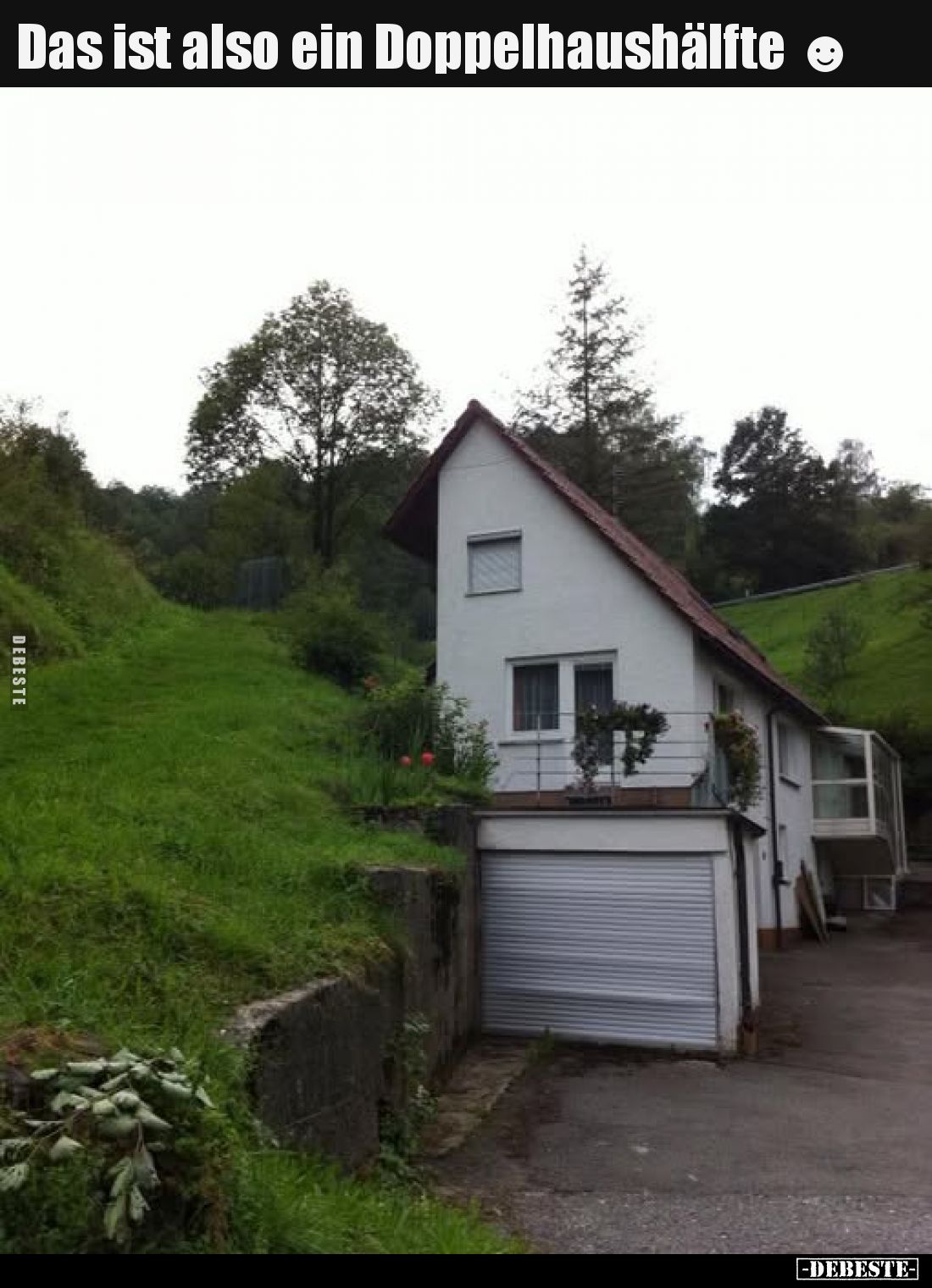 Das ist also ein Doppelhaushälfte.