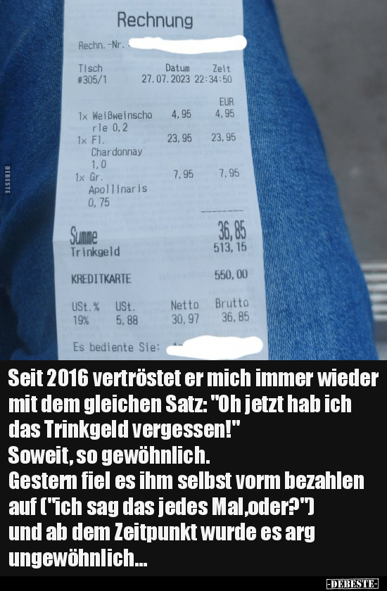 Seit 2016 vertröstet er mich immer wieder mit dem gleichen.. - Lustige Bilder | DEBESTE.de