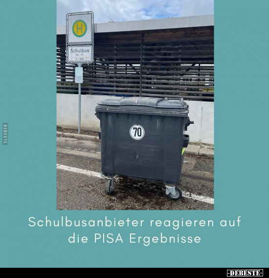 Schulbusanbieter reagieren auf die PISA Ergebnisse... - Lustige Bilder | DEBESTE.de