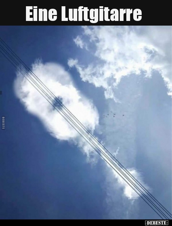 Eine Luftgitarre..