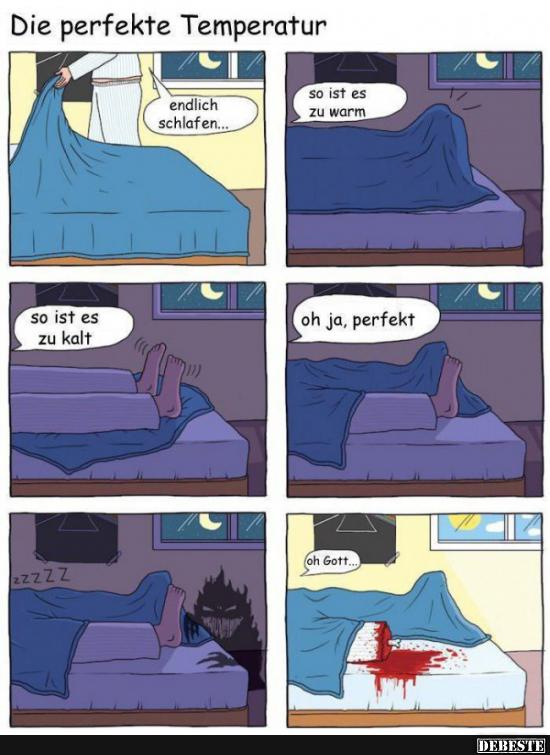 Die perfekte Temperatur..