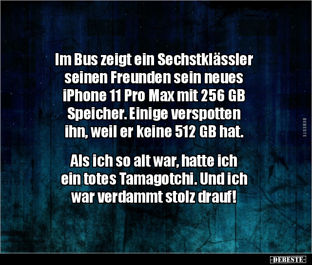 Im Bus zeigt ein Sechstklässler seinen Freunden sein.. - Lustige Bilder | DEBESTE.de