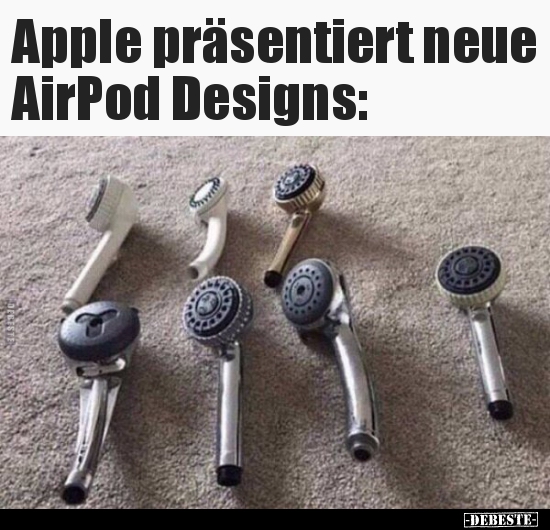Apple präsentiert neue AirPod Designs.. - Lustige Bilder | DEBESTE.de