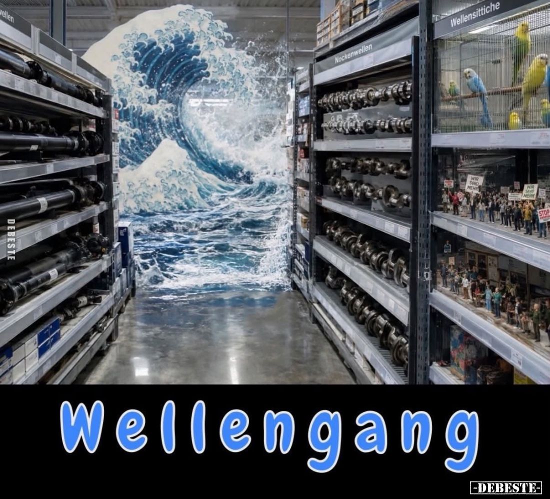 Wellengang.