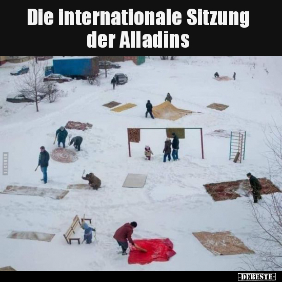 Die internationale Sitzung der Alladins.. - Lustige Bilder | DEBESTE.de