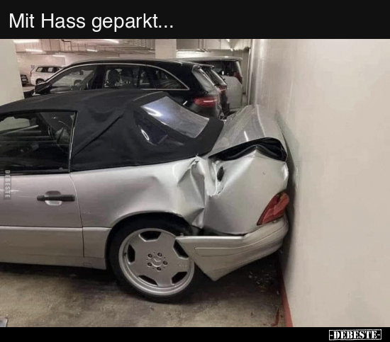 Mit Hass geparkt... - Lustige Bilder | DEBESTE.de