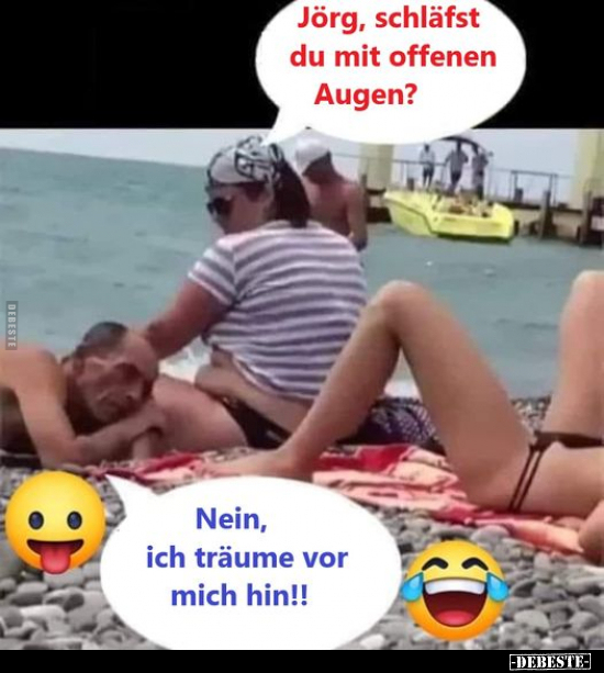 Jörg, schläfst du mit offenen Augen?.. - Lustige Bilder | DEBESTE.de