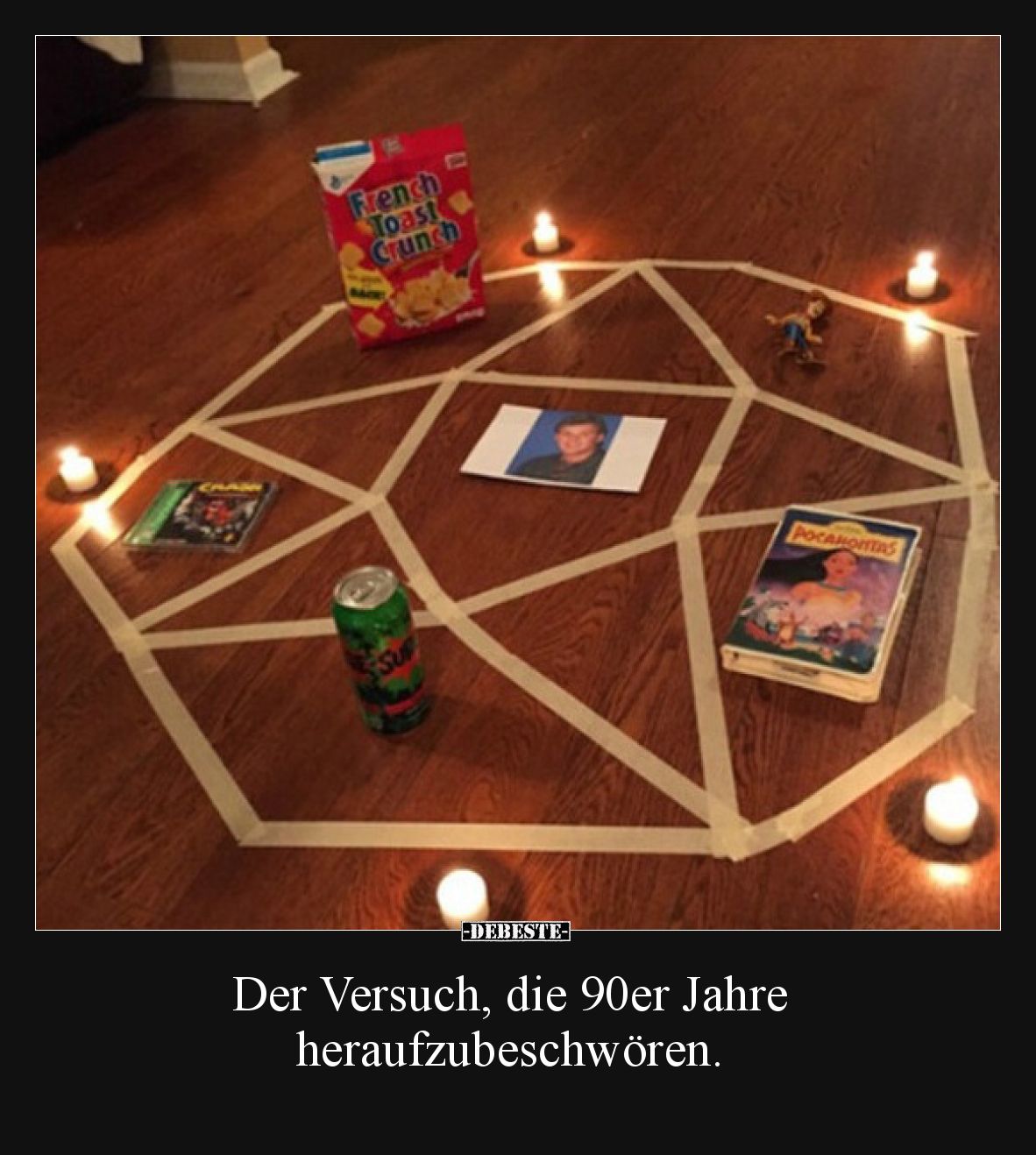 Der Versuch, die 90er Jahre heraufzubeschwören.