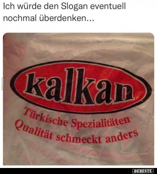 Ich würde den Slogan eventuell nochmal überdenken...